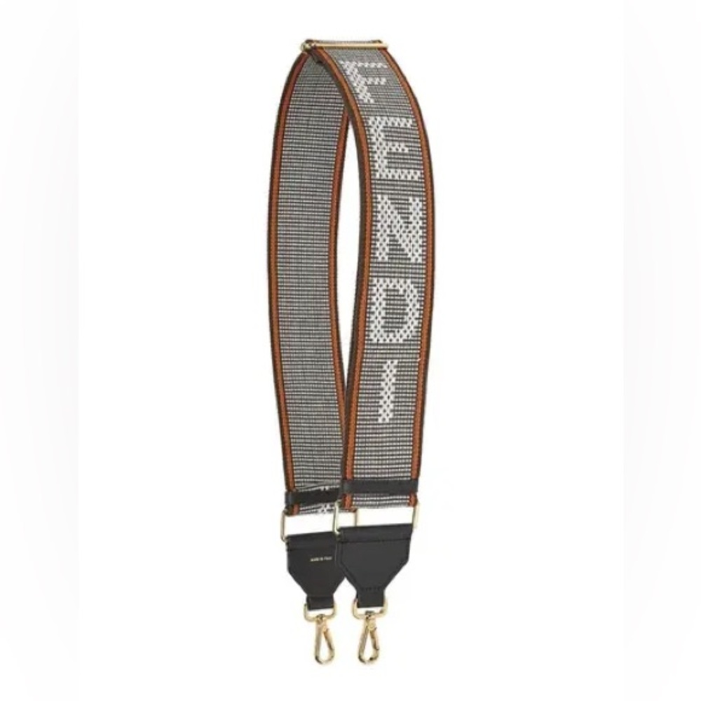Fendi Strap You Adjustable Woven Wide Guitar Crossbody Strap